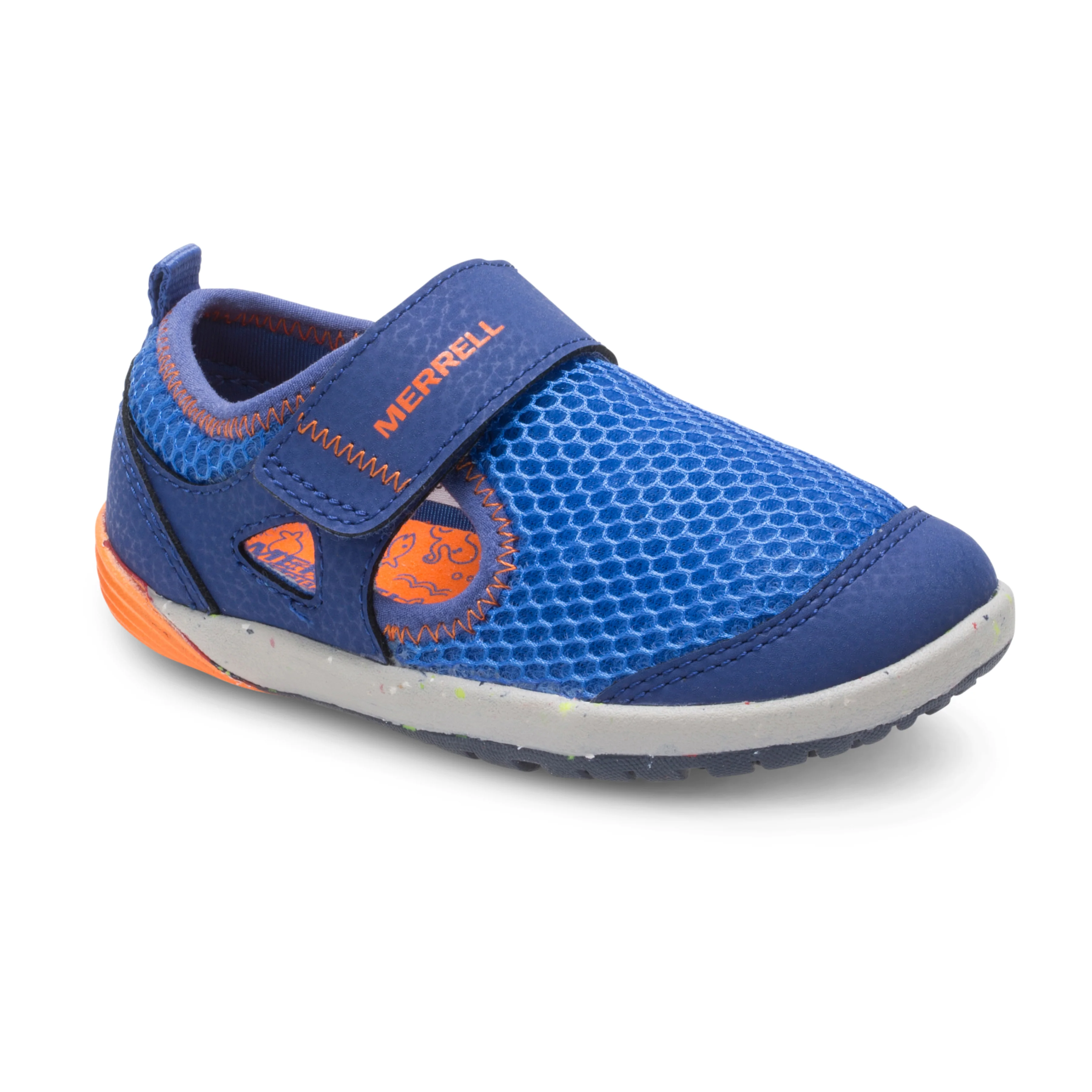 Bare Steps™ H20 Sneaker - Little Kid Blue/Orange - Image 2