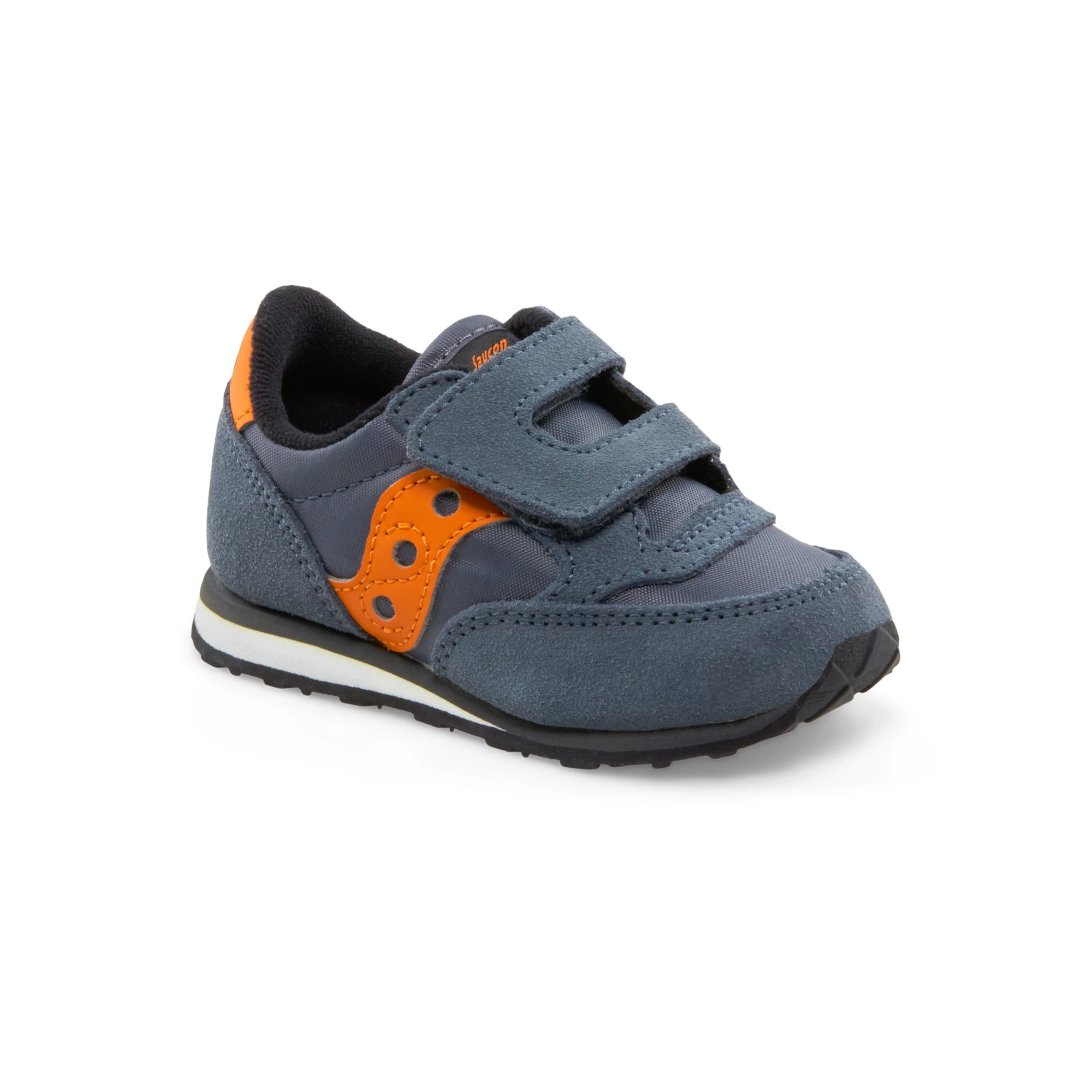 Jazz Hook & Loop Sneaker - Little Kid Grey/Orange - Image 2