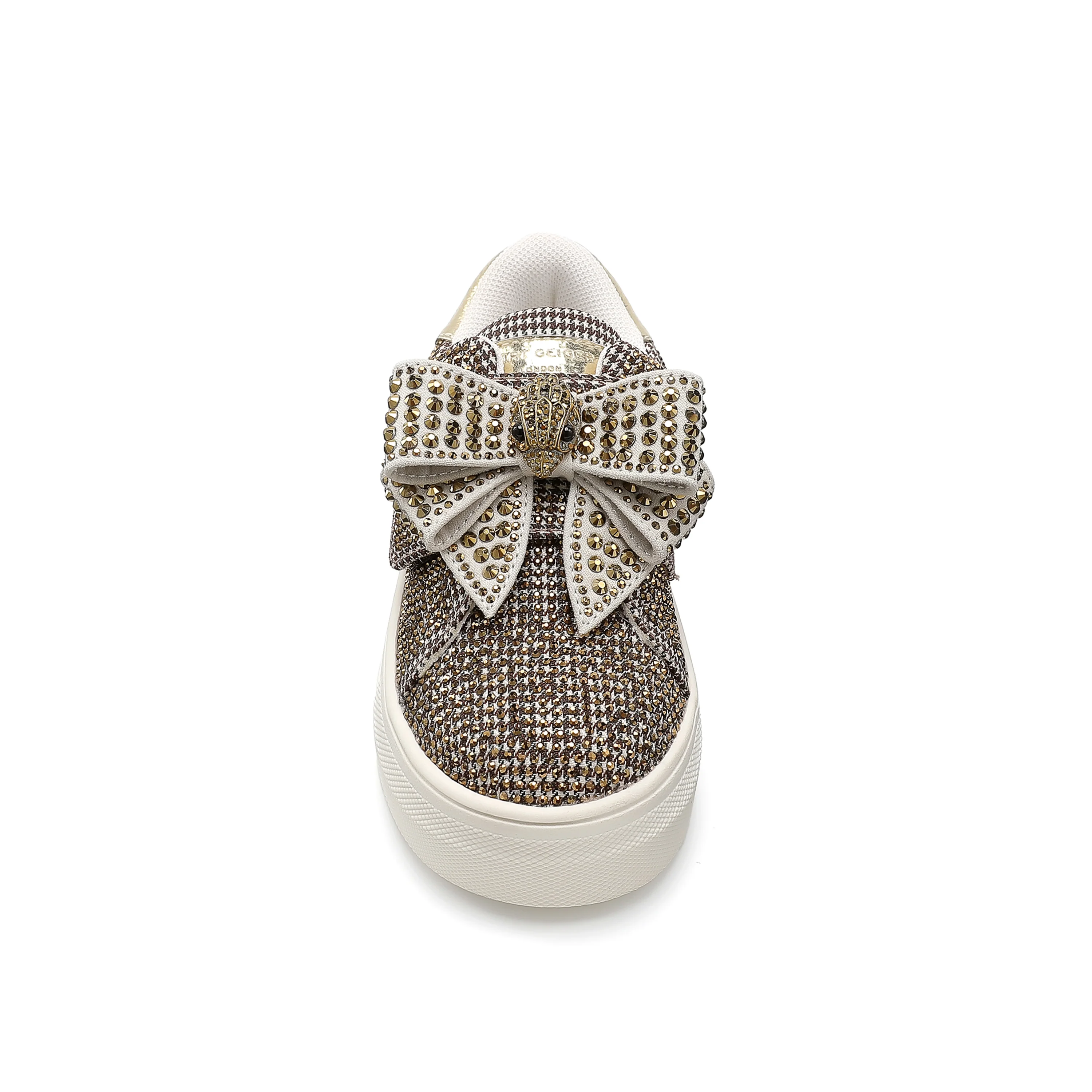 Mini Laney Bow Sneaker - Big Kid Beige - Image 4