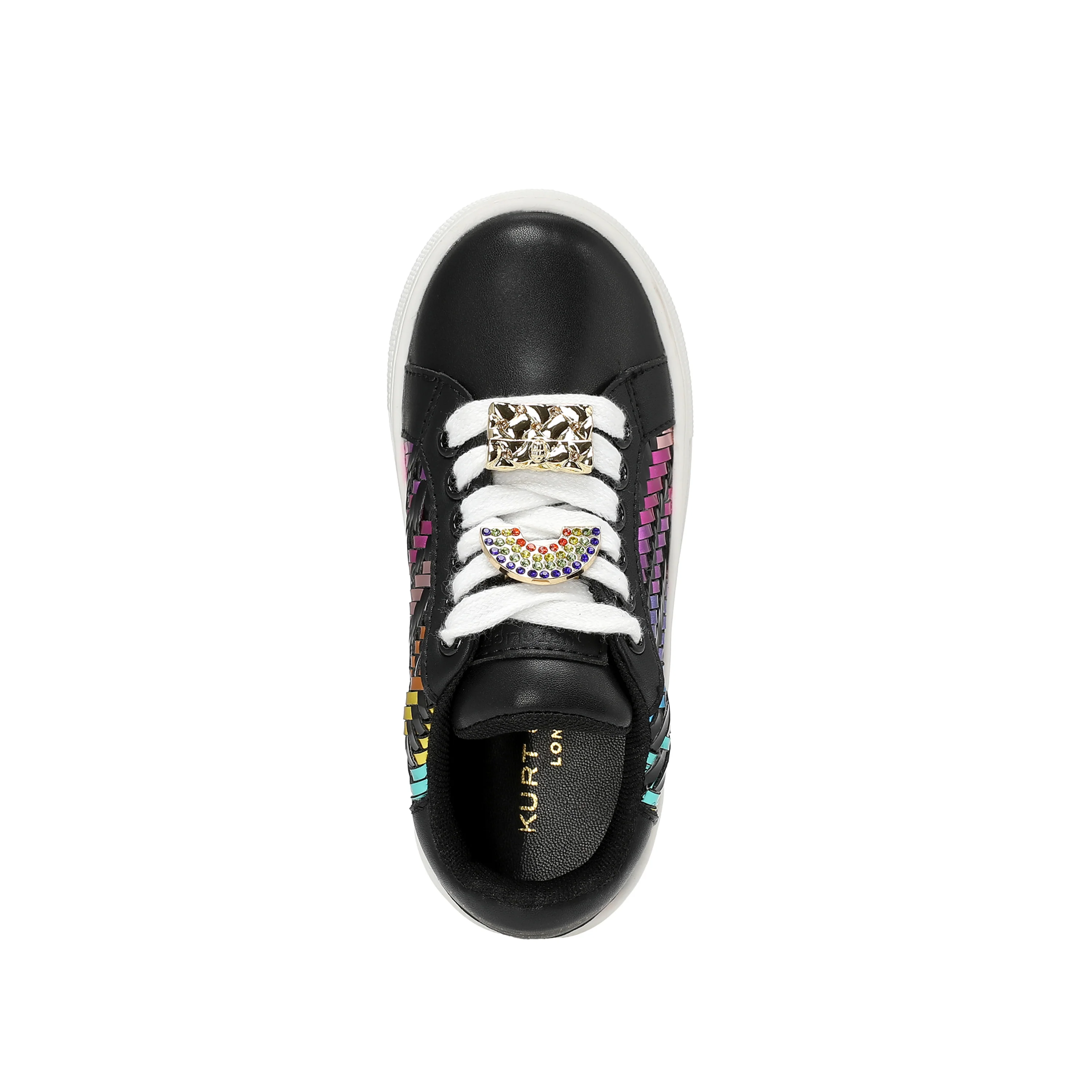 Mini Laney Weave Sneaker  - Little Kid Black Multi - Image 5