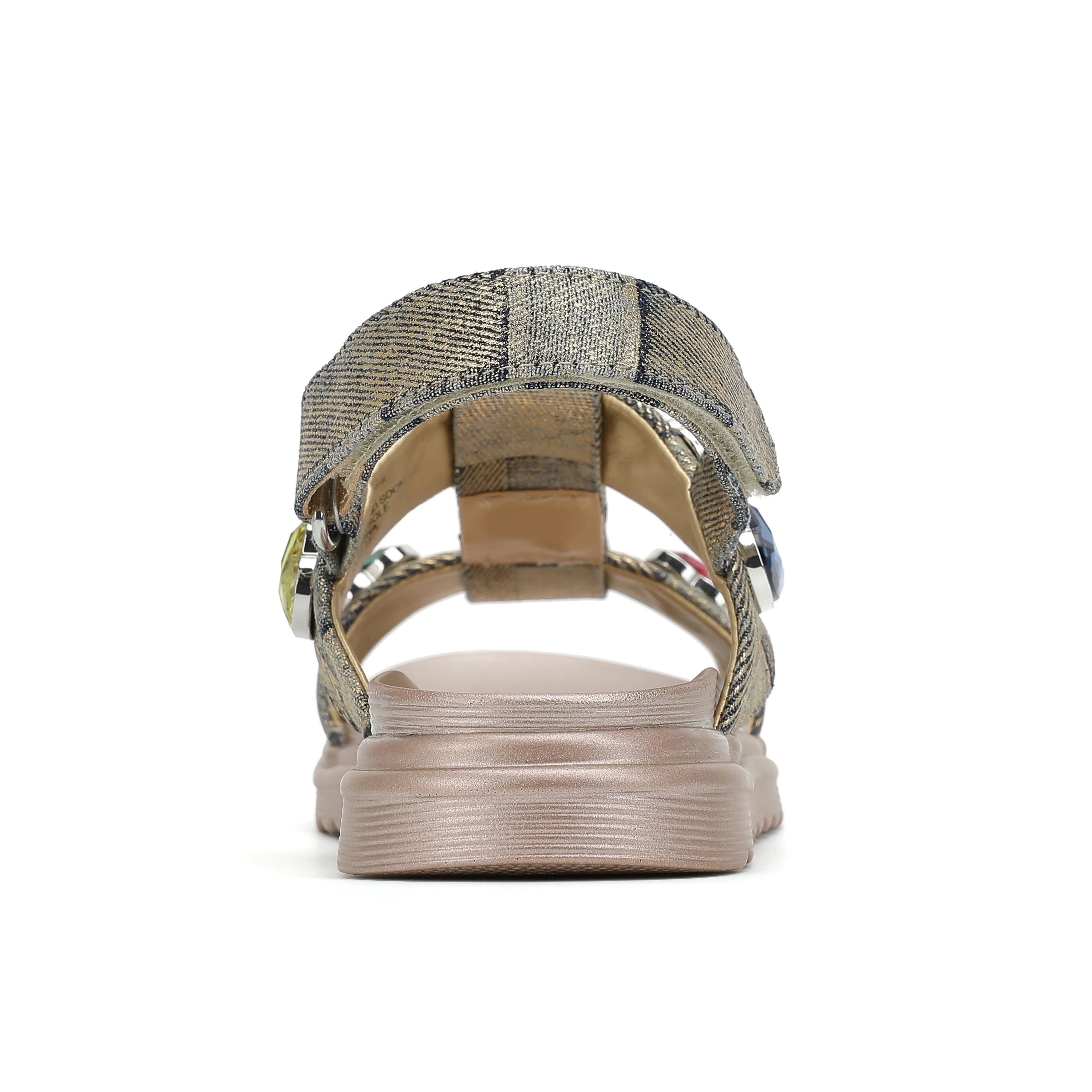 Mini Orson Hearts Sandal  - Big Kid Gold - Image 3