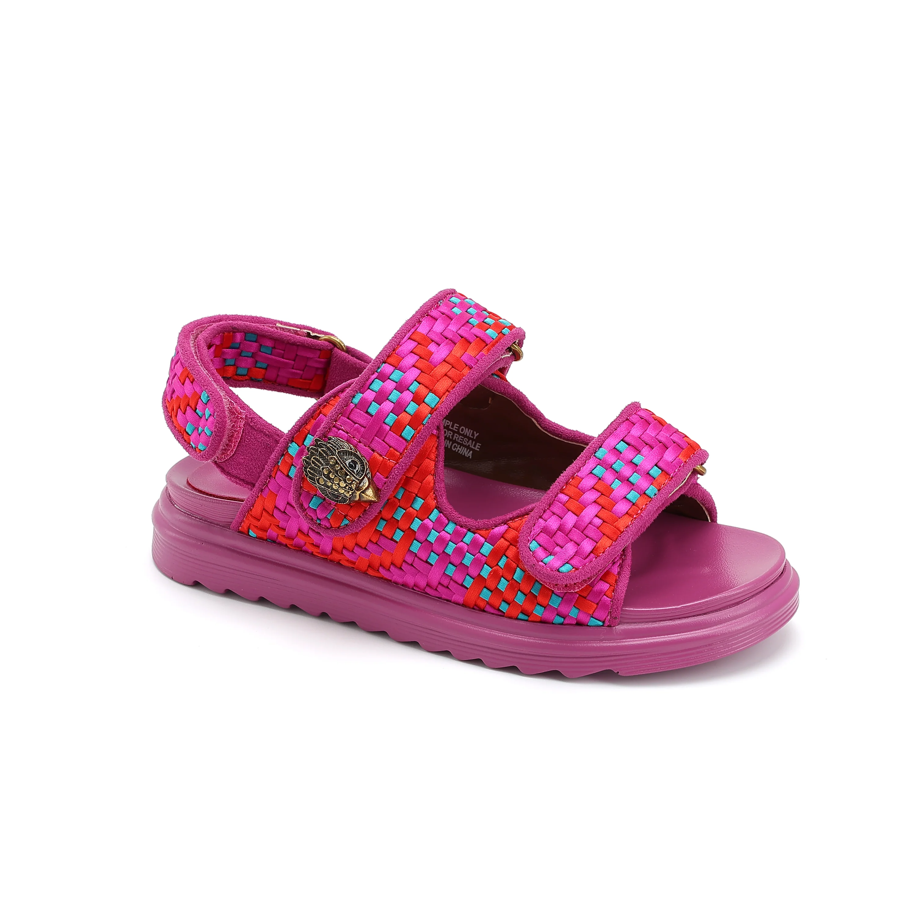 Mini Orson Sandal  - Big Kid Purple/Red - Image 2