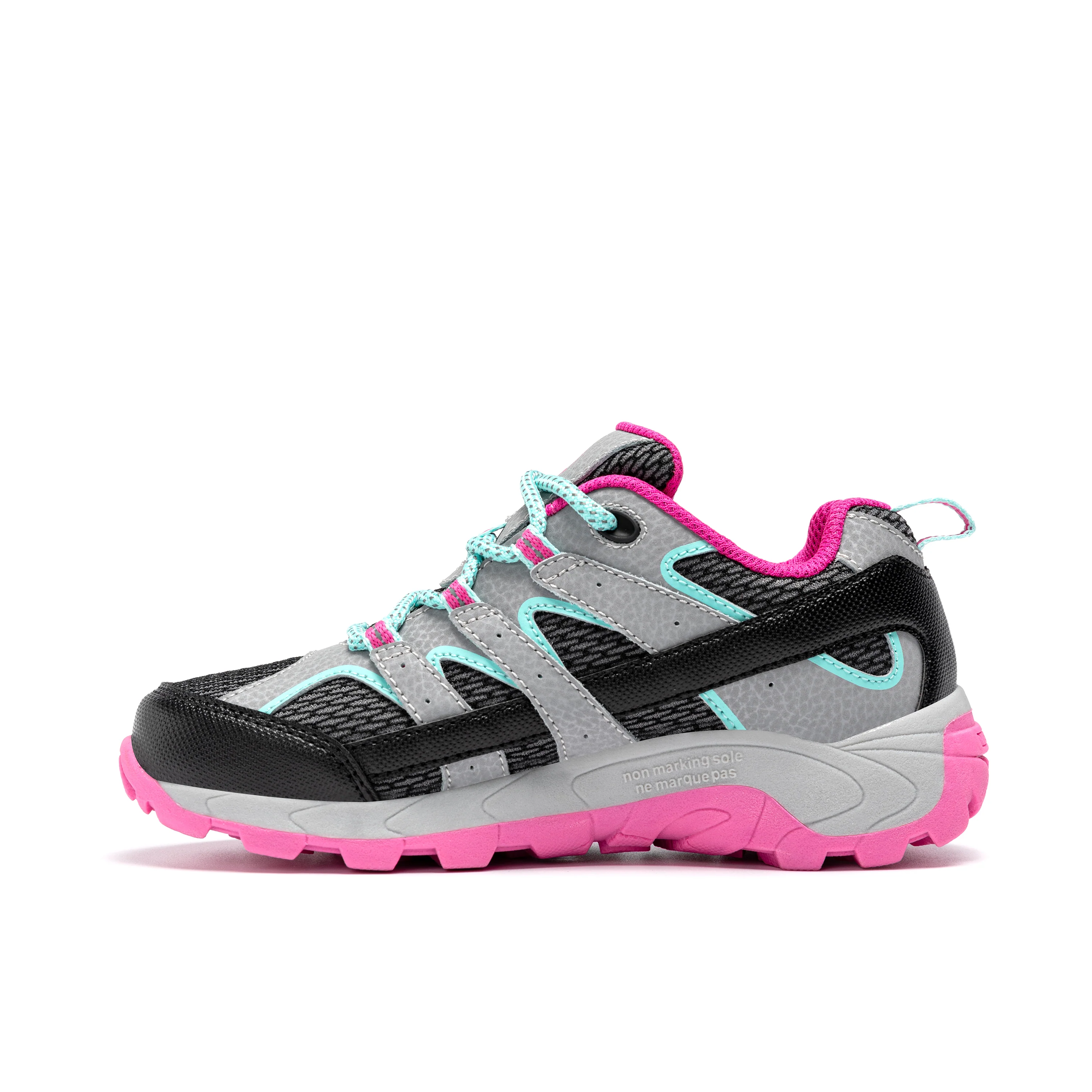 Moab KDZ Sneaker - Big Kid Grey/Pink - Image 7