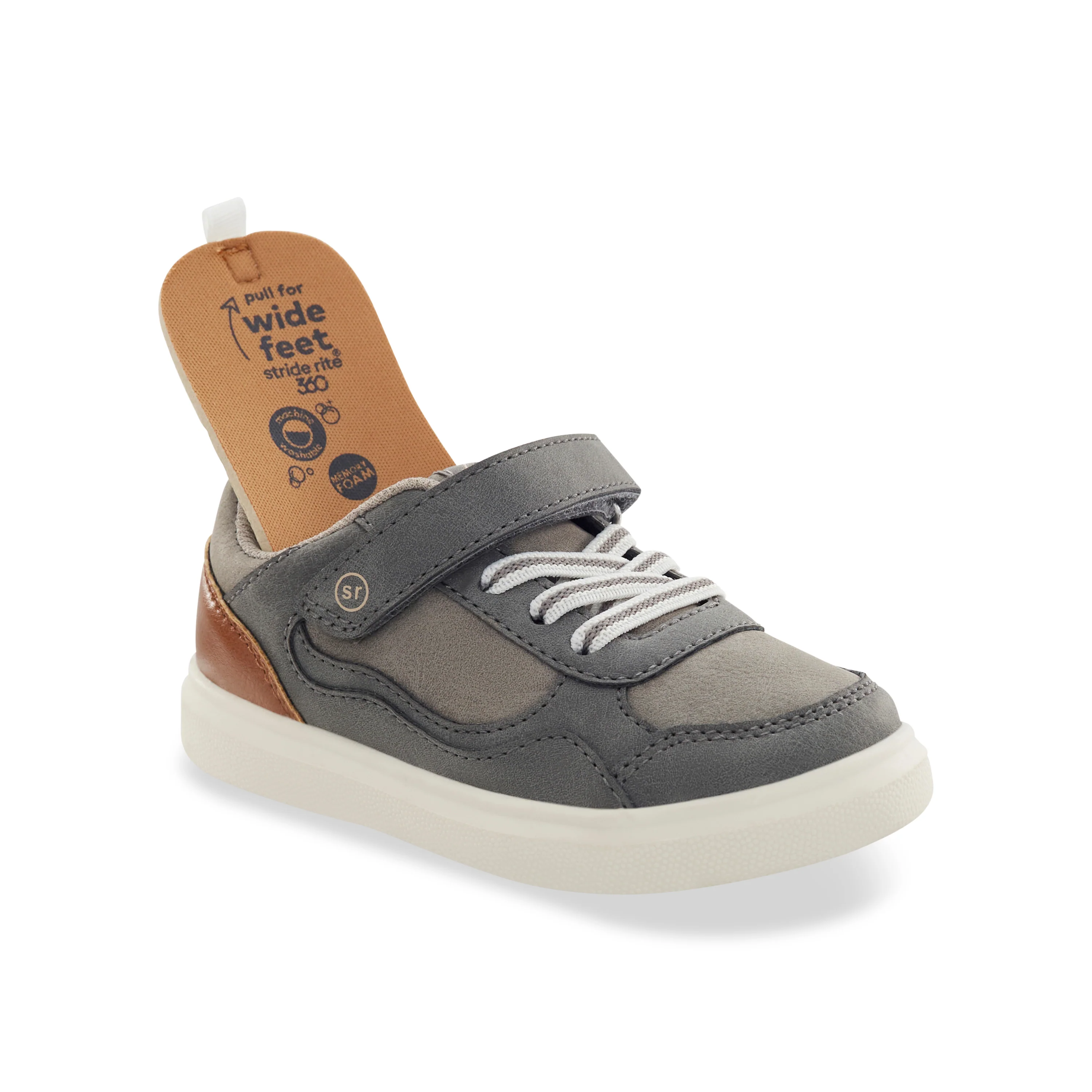 Nate Sneaker - Little Kid Grey - Image 3