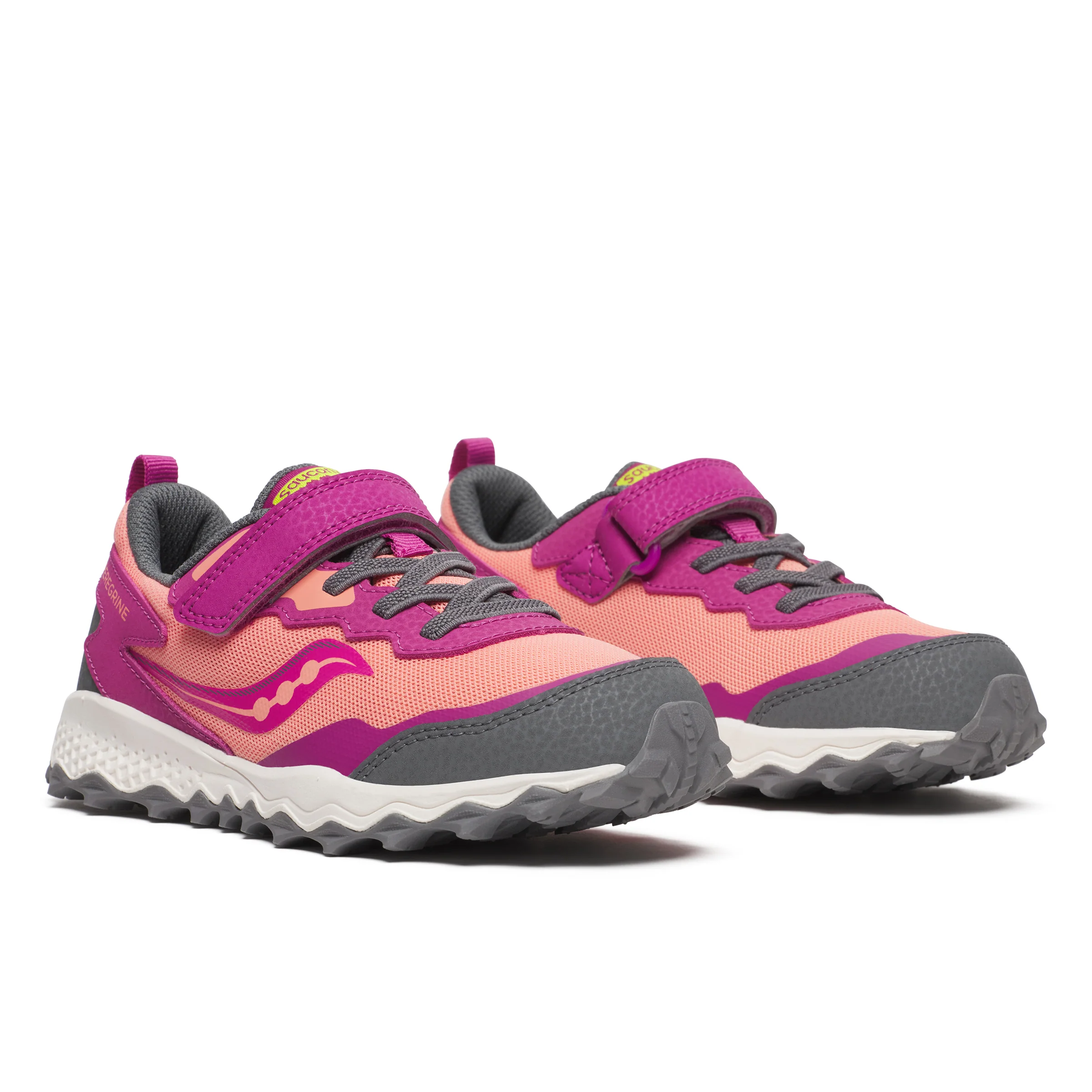 Peregrine KDZ A/C Shield Sneaker - Big Kid Berry/Coral - Image 2